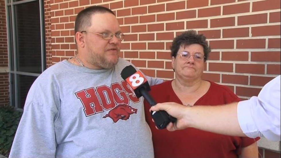 Members of Jerry Lard's family. They say they pray for the Schmidt family daily.