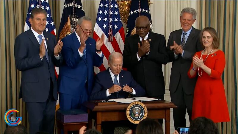 Biden signs the Inflation Reduction Act