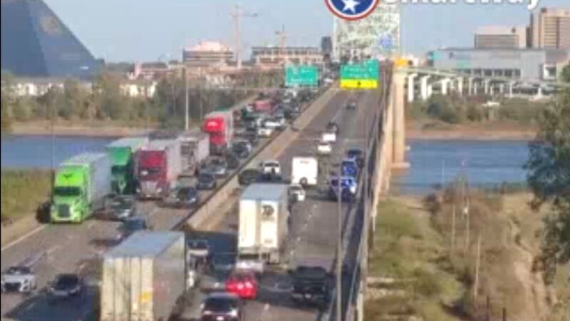 The scene on I-40 Eastbound.
