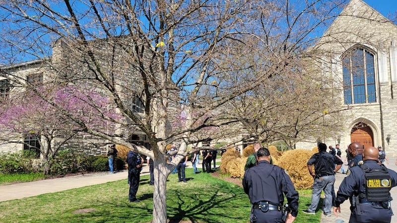 Police responded to The Covenant Presbyterian School in Nashville in response to a report of a...