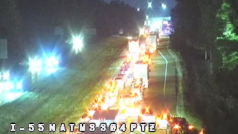 Traffic on I-55