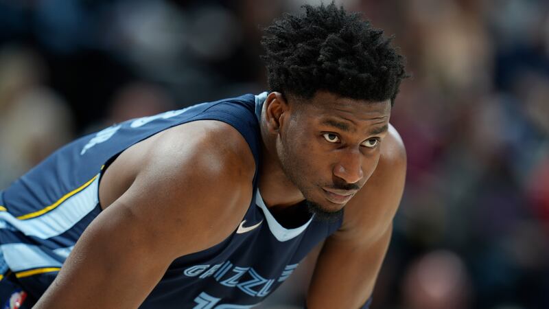 Memphis Grizzlies forward Jaren Jackson Jr. (13) in the second half of an NBA basketball game...