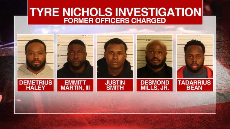 Five ex-MPD officers are charged with murder in Tyre Nichols' death.