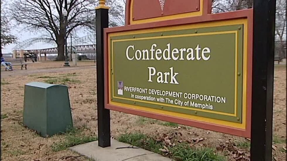 Confederate and Jefferson Davis Parks downtown were also temporarily re-named.
