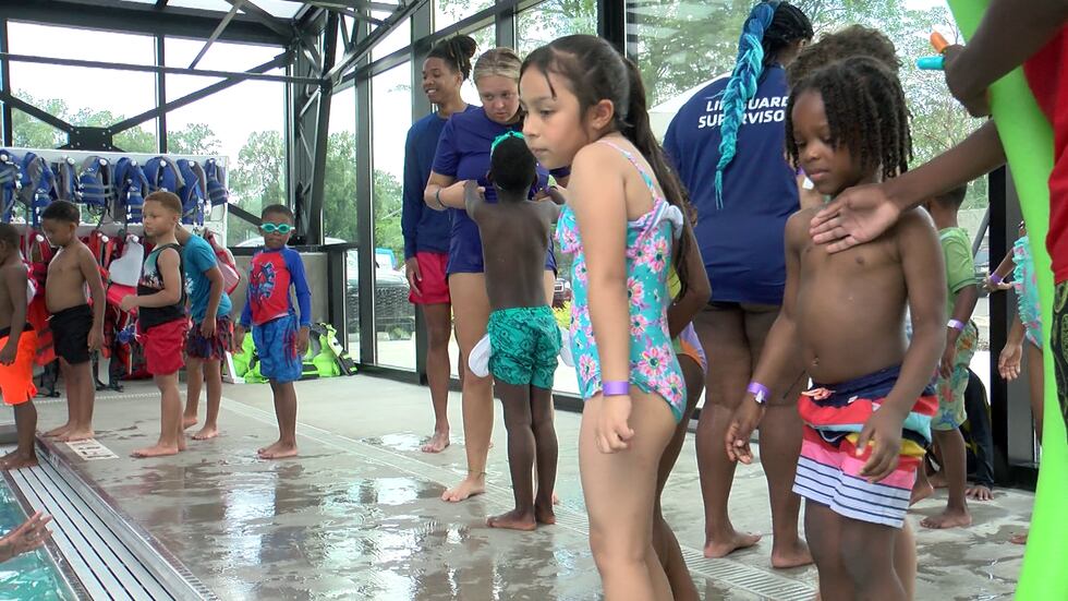 Hundreds of children attended the swimming lessons at Whitehaven YMCA