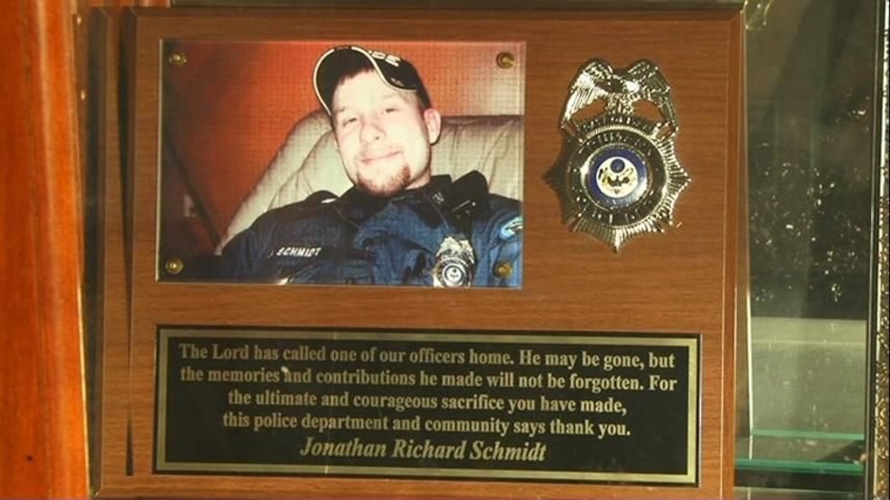 Officer Jonathan Schmidt died April 13, 2011.