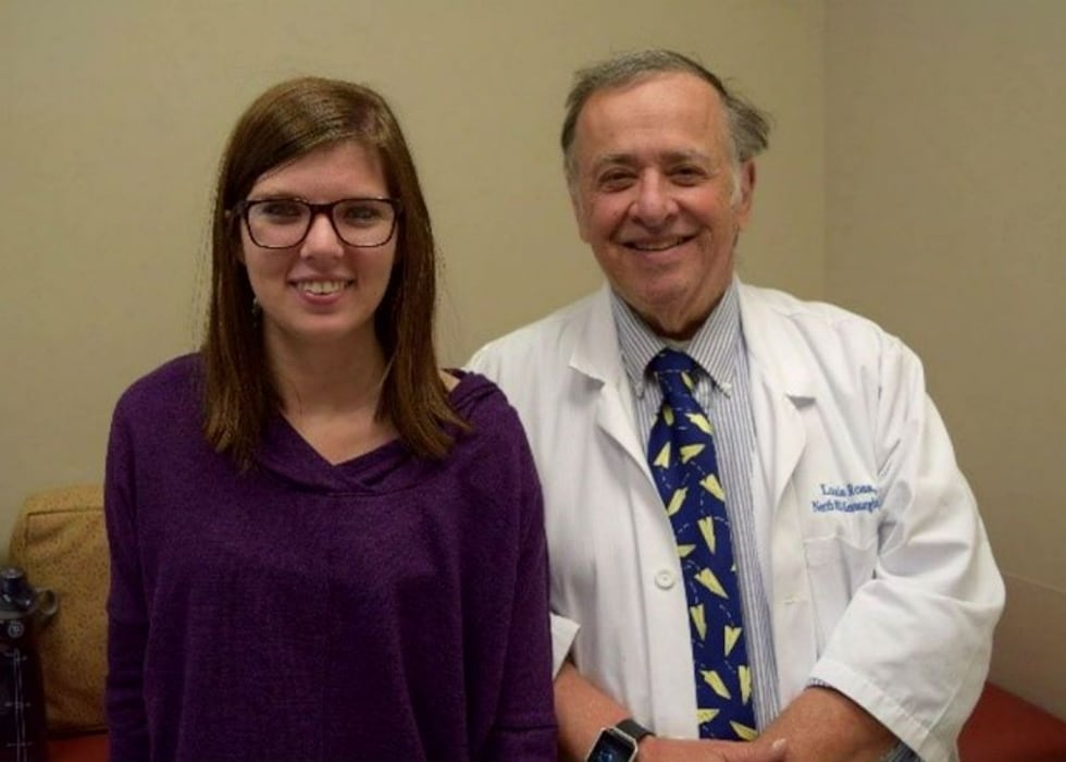 Maggie Bushway and her doctor (Source: WMC Action News 5)
