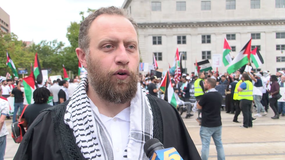 Anwar Arafat, a member of the Palestinian-American Community Center of Memphis