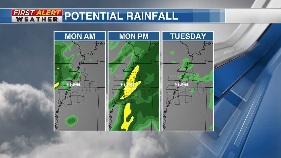 A needed widespread rain will be ongoing through the start of the work week