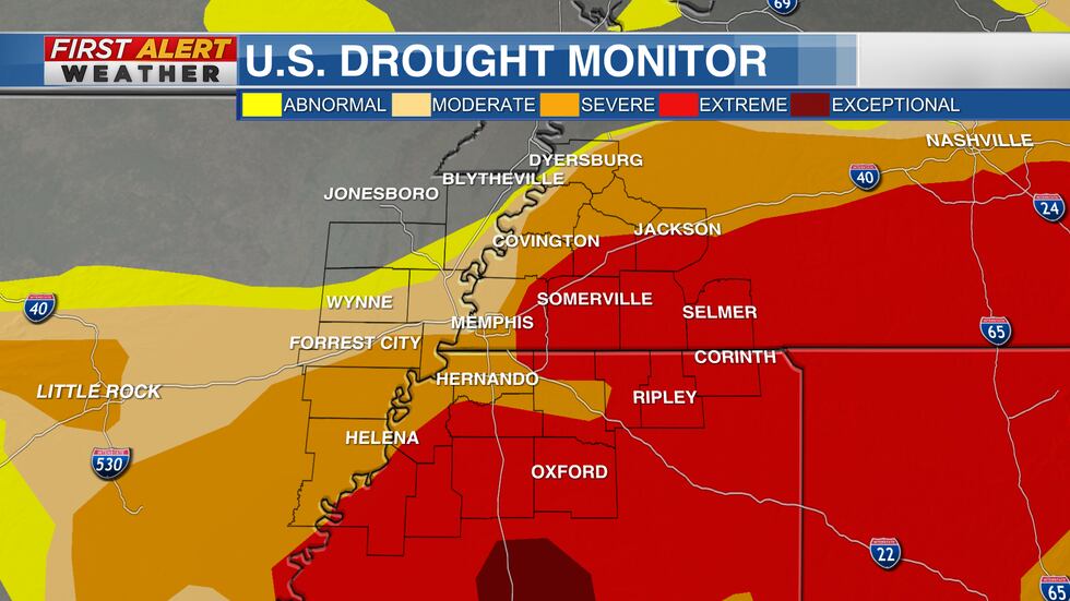 A good portion of the Mid-South is under drought conditions. Even extreme levels is areas of...