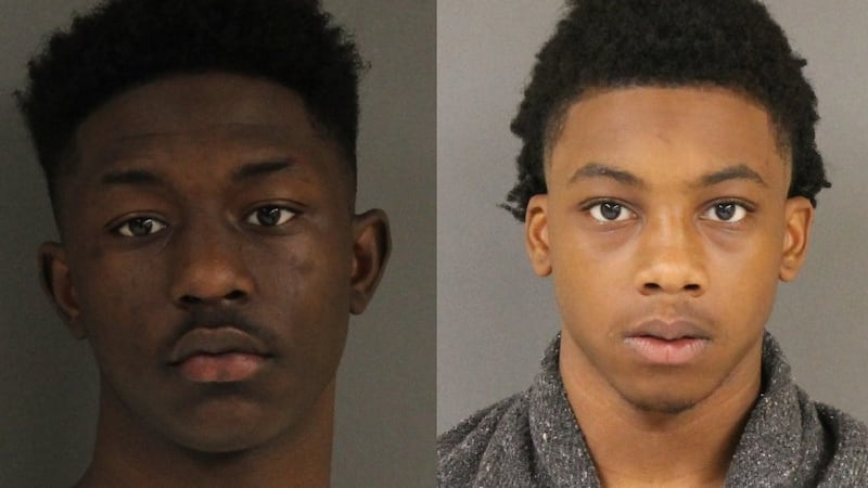 Calvin Berry (left) and Leedrick Trim are being charged in Saturday's Mudbug Festival shooting.