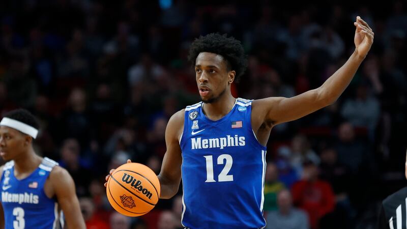 Memphis forward DeAndre Williams (12) during a first round NCAA college basketball tournament...