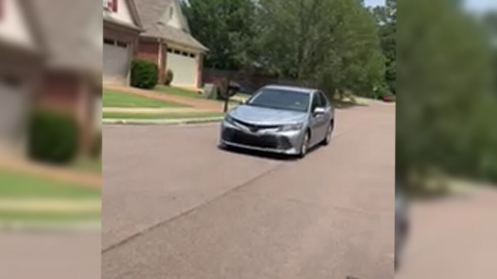 The suspect's vehicle