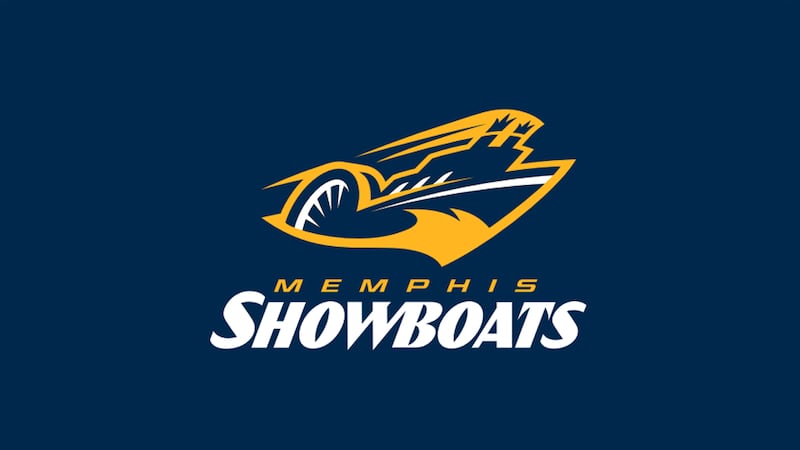 The new Memphis Showboats logo