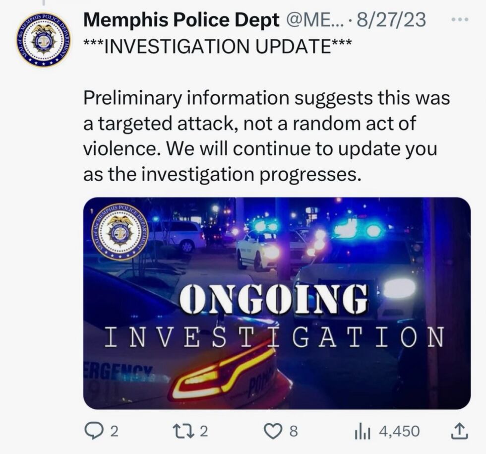1 dead, 2 injured in downtown Memphis shooting