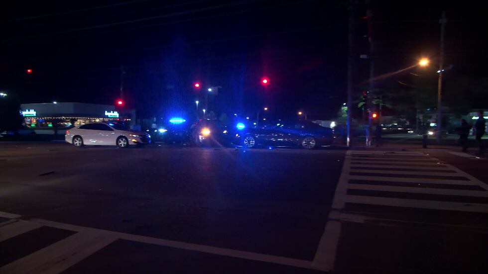 The scene at Poplar and Perkins Extd.
