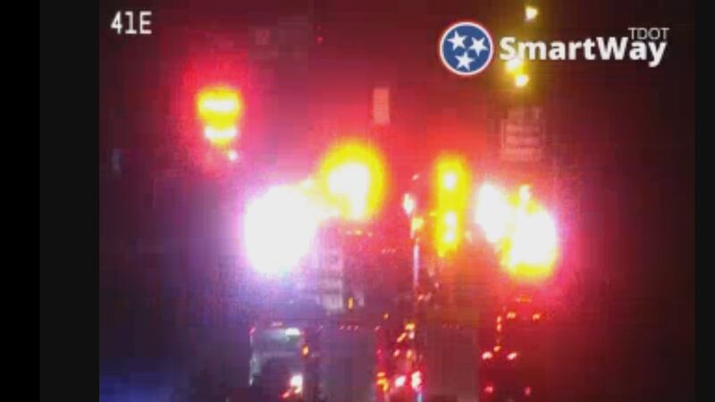 First responders are on the scene of the crash near Warford Street.