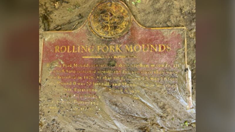 Lost Mississippi marker found in creek