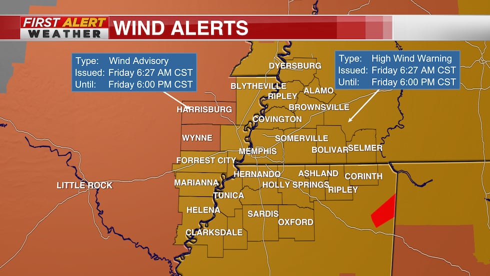 Wind Alerts 3/3/2023