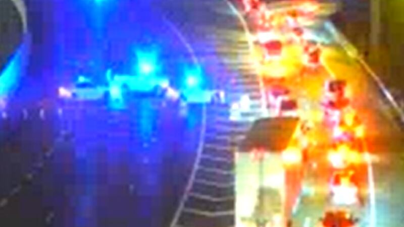 Traffic delays caused by accident on I-55