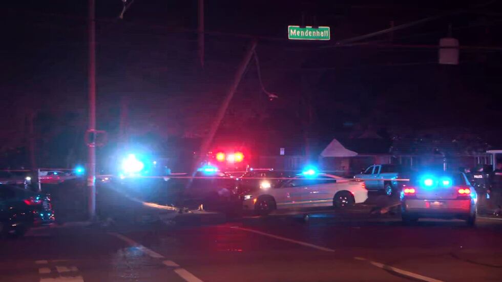 The scene at Mendenhall and Cottonwood Roads