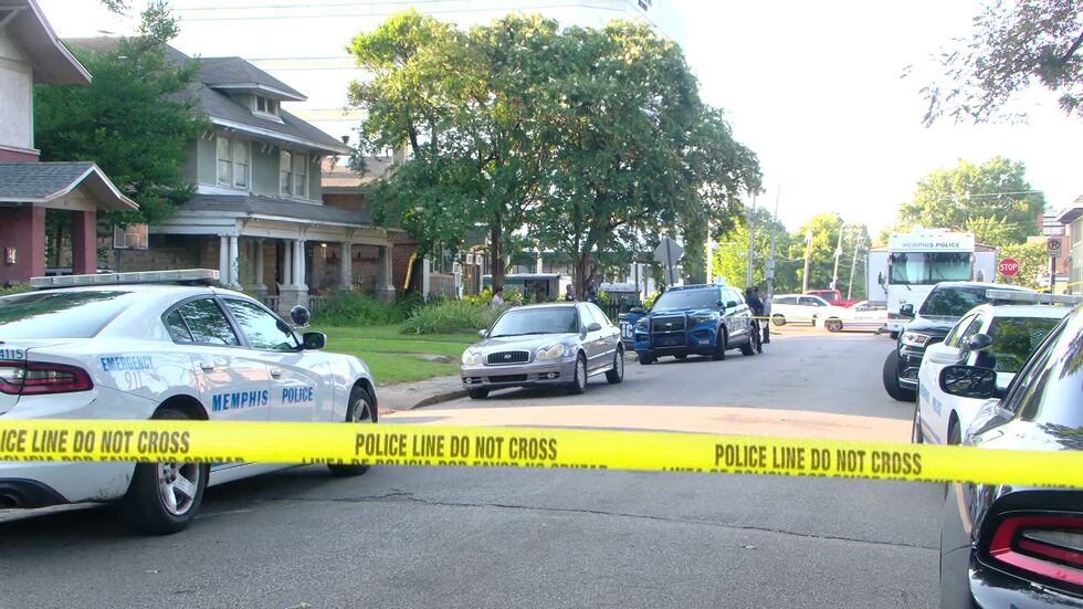 The scene at Madison Avenue and Auburndale Street