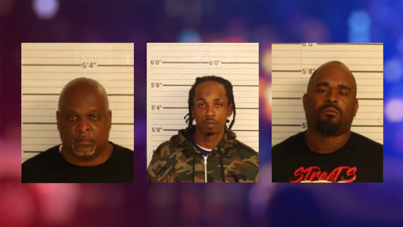 (Left to right) Steven Weatherby, Brian Williams, Christopher Smith