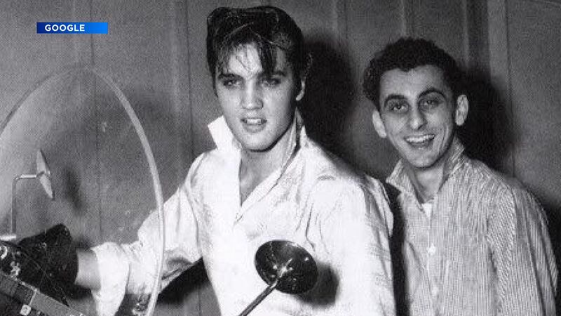 Elvis Presley and George Klein (Source: Google)