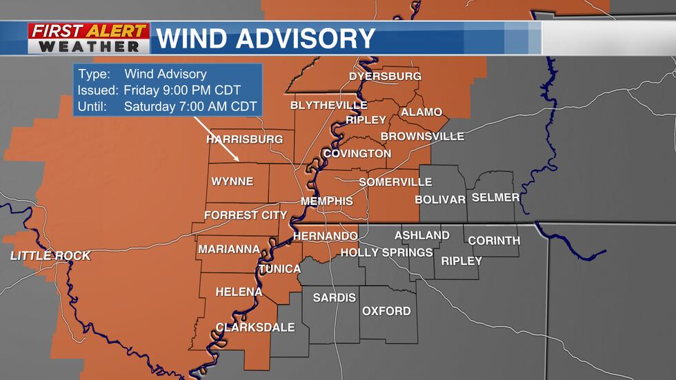 WIND ADVISORY NOW IN EFFECT FROM 9 PM THIS EVENING TO 7 AM CDT SATURDAY
