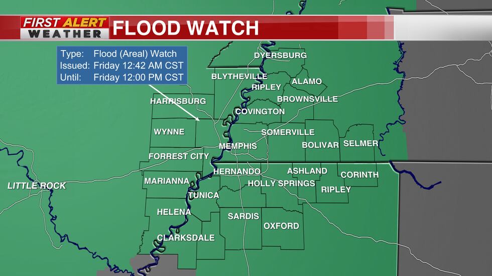 Flood Watch in effect Friday